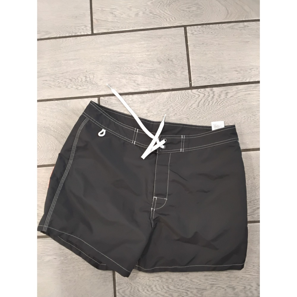 Sundek Mens Black Rainbow Board Shorts Swim Trunks Size 33 M502BDTA100